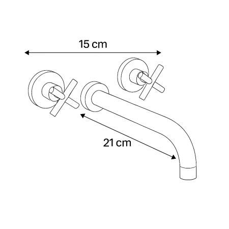 GRIFO DE LAVABO EMPOTRADO VERANNI ORO VIEJO SEM-1092G SMARTBOX