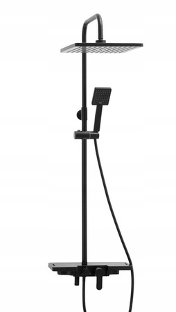CONJUNTO DE DUCHA EXTERIOR Y-3001 NEGRO