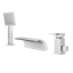 GRIFO DE BAÑERA CASCADE DE 3 AGUJEROS S-1006 V2 CROMO