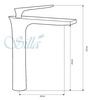GRIFO DE LAVABO ALEXIS ALTO S-1050 CROMO