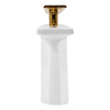 GRIFO DE LAVABO DE PIE HUGO BAJO S-1085WG BLANCO/DORADO