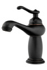 GRIFO DE LAVABO LORENZA DE PIE BAJO RETRO S-1155BV NEGRO