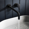 GRIFO DE LAVABO ROSA EMPOTRADO S-1077B NEGRO