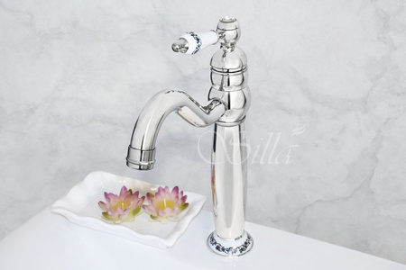 GRIFO DE LAVABO PALOMA ALTO RETRO S-1110 CROMO