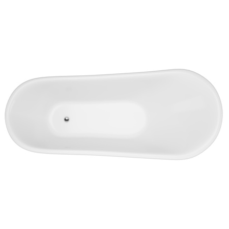 BAÑERA EXENTA ISABEL DE ACRÍLICO 160×75×72 BLANCA