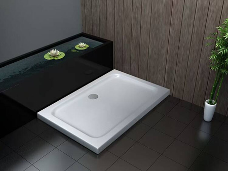 PLATO DE DUCHA RECTANGULAR SLIM 100x80 BLANCO