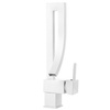GRIFO DE LAVABO GREKA ALTO GIRATORIO S-1074W BLANCO