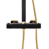 CONJUNTO DE DUCHA EXTERIOR CON TERMOSTATO S-1164BG NEGRO/DORADO