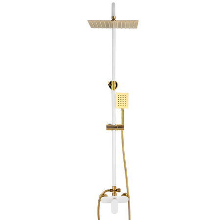 CONJUNTO DE DUCHA MARTINA EXTERIOR S-1190WG BLANCO/DORADO
