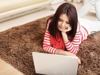 Alfombra Shaggy 160 x 230 marrón