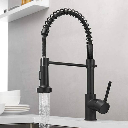 GRIFO DE COCINA PARA FREGADERO S-2109B NEGRO