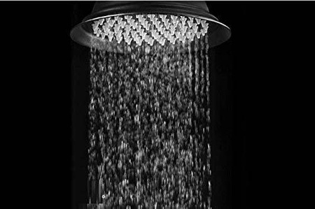 CONJUNTO DE DUCHA RETRO CAMILLA SUPERFICIAL S-1158B NEGRO