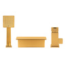 GRIFO DE BAÑERA CASCADE DE 3 AGUJEROS S-1006G V2 DORADO