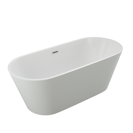 BAÑERA EXENTA EMILY ACRÍLICA 150×75×58 BLANCA