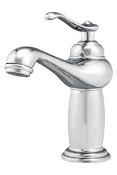 GRIFO DE LAVABO LORENZA DE PIE BAJO RETRO S-1155 CROMO