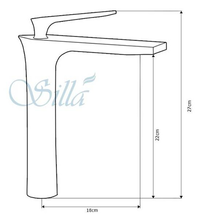 GRIFO DE LAVABO ALEXIS ALTO S-1050 CROMO