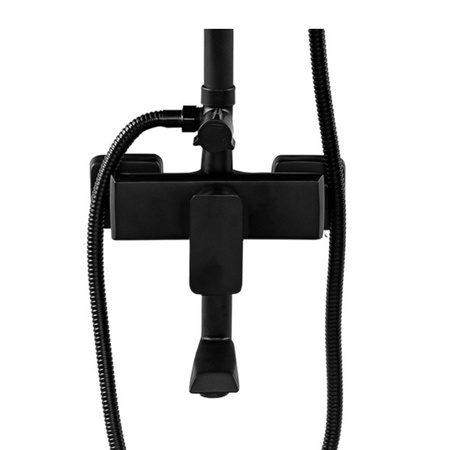 CONJUNTO DE DUCHA EXTERIOR AURORA S-1199B NEGRO