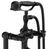 Grifo de bañera independiente retro Camilla S-1071B negro