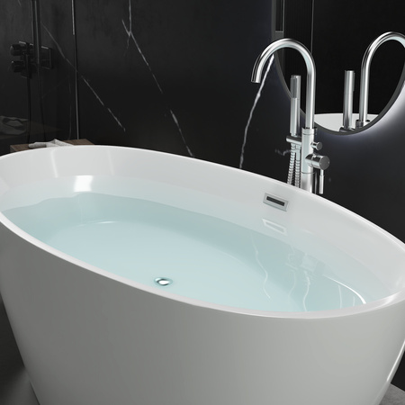 BAÑERA EXENTA SKYLER 180×80×58 BLANCA