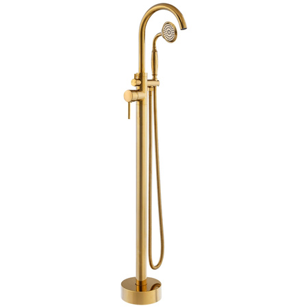 GRIFO DE BAÑERA ROSA RETRO EXENTO S-1221G DORADO