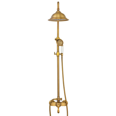 CONJUNTO DE DUCHA RETRO LORENZA EXTERIOR S-1189V ORO VIEJO