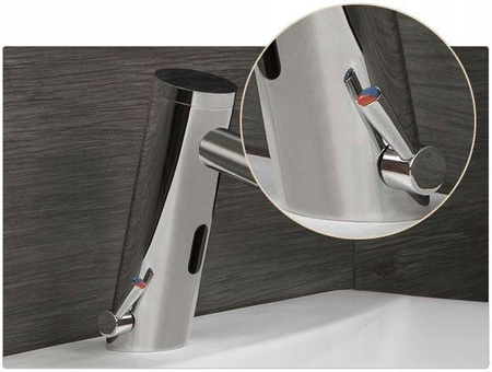 GRIFO DE LAVABO SIN CONTACTO CON SENSOR S-1016 CROMO