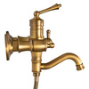 GRIFO DE BAÑERA DE PARED ADELITA RETRO S-1181VG ORO VIEJO