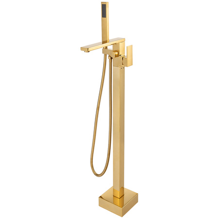 GRIFO DE BAÑERA INDEPENDIENTE CUBO S-1082G DORADO