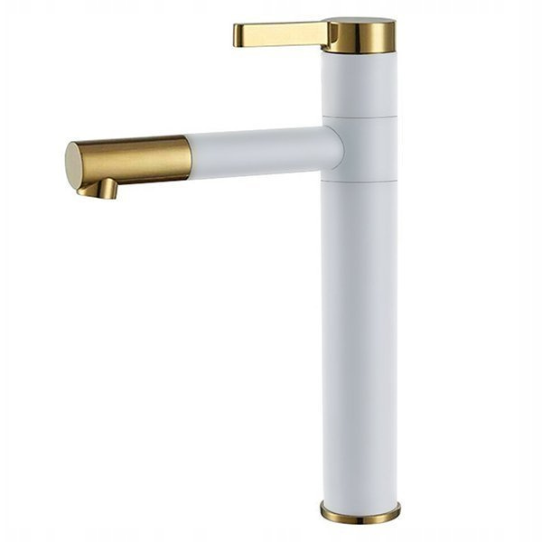 GRIFO DE LAVABO GIO ALTO GIRATORIO S-1084WG BLANCO