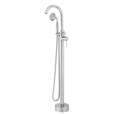 GRIFO DE BAÑERA EXENTO ROSA RETRO S-1221 CROMO