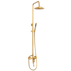 CONJUNTO DE DUCHA EXTERIOR GRETA S-1209V ORO ANTIGUO