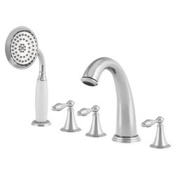 GRIFO DE BAÑERA RETRO DE 5 AGUJEROS S-1214 CROMO