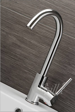 GRIFO DE LAVABO ROSA ALTO GIRATORIO S-1003 CROMO