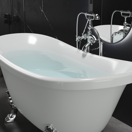 BAÑERA EXENTA BELLA DE ACRÍLICO 170×75×70 BLANCA