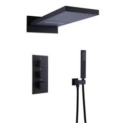 CONJUNTO DE DUCHA ENZO EMPOTRADO S-1159B NEGRO