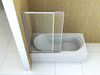 MAMPARA DE BAÑO SPENCER DE 2 HOJAS 85X150 CORREDERA CROMADA