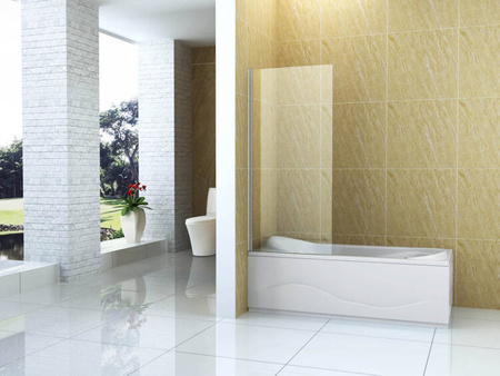 Mampara de baño ASTON de 1 hoja 70X150 FIX CROMO