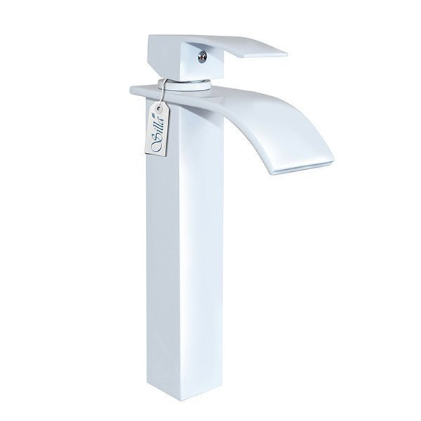 GRIFO DE LAVABO CASCADE ALTO SEM-1001WD BLANCO