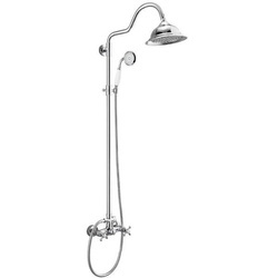 CONJUNTO DE DUCHA RETRO CAMILLA EXTERIOR S-1158 CROMO