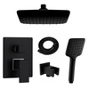 CONJUNTO DE DUCHA EMPOTRADO BASILIO S-1103 V2 NEGRO