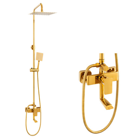 CONJUNTO DE DUCHA EXTERIOR AURORA S-1199G DORADO