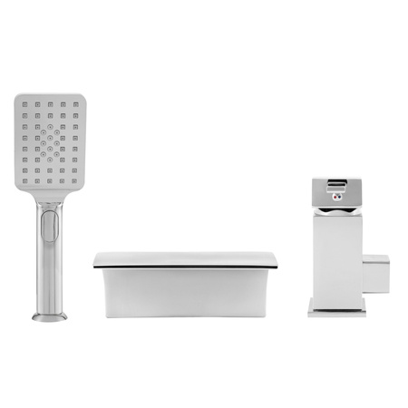 GRIFO DE BAÑERA CASCADE DE 3 AGUJEROS S-1006 V3 CROMO