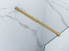 MAMPARA DE DUCHA WALK-IN 80x200 TRANSPARENTE DORADA