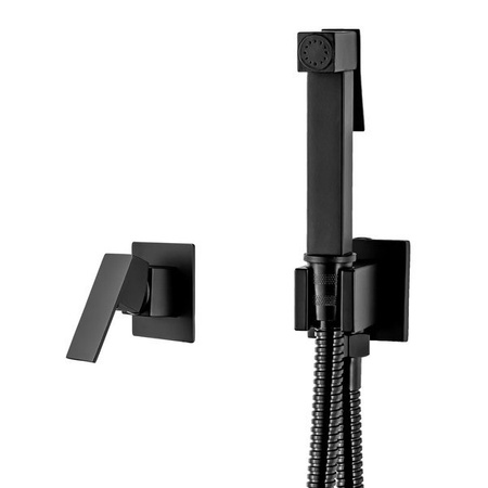 GRIFO DE BIDÉ EMPOTRADO CUBO - CONJUNTO HIGIÉNICO S-1117B NEGRO