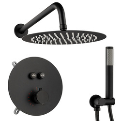 CONJUNTO DE DUCHA CARLO EMPOTRADO S-1172B NEGRO