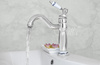 GRIFO DE LAVABO PALOMA DE PIE RETRO S-1109 CROMO