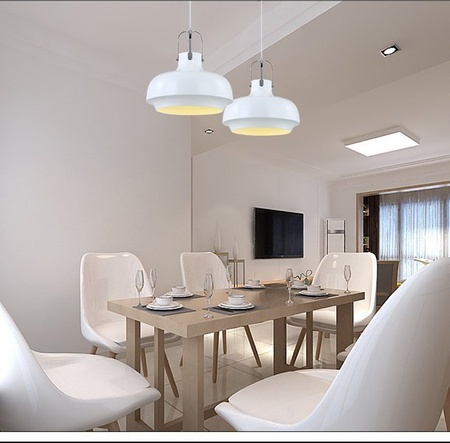 LÁMPARA DE TECHO COLGANTE 21377B BLANCA