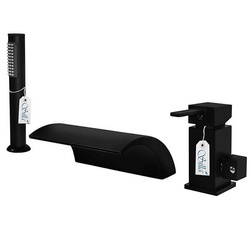 GRIFO DE BAÑERA CASCADE S-1006B DE 3 AGUJEROS NEGRO