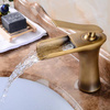 GRIFO DE LAVABO DE PIE EVANA BAJO RETRO S-1180VG ORO VIEJO