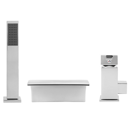 GRIFO DE BAÑERA CASCADE DE 3 AGUJEROS S-1006 V3 CROMO